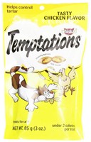 Whiskas Temptations Tasty Chicken Flavour Treats For Cats, 3-ounce, 12 Count , N on sale Whiskas Temptations Tasty Chicken Flavour Treats For Cats, 3-ounce, 12 Count , N on sale