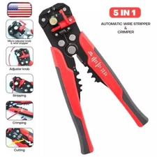 Automatic Wire Stripper Cutter Terminal Crimper Cable Stripping Pliers Hand Tool
