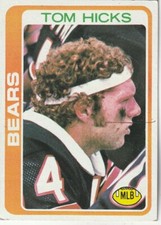 FREE SHIPPING-FAIR-1978 Topps Tom Hicks #92 BEARS