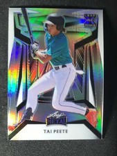 2023 Leaf Metal Baseball Base Silver Prism #93 Tai Peete XRC 42/189