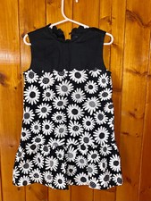 Victoria Beckham for Target Little Girls Black Daisy Drop Waist Dress, size XS