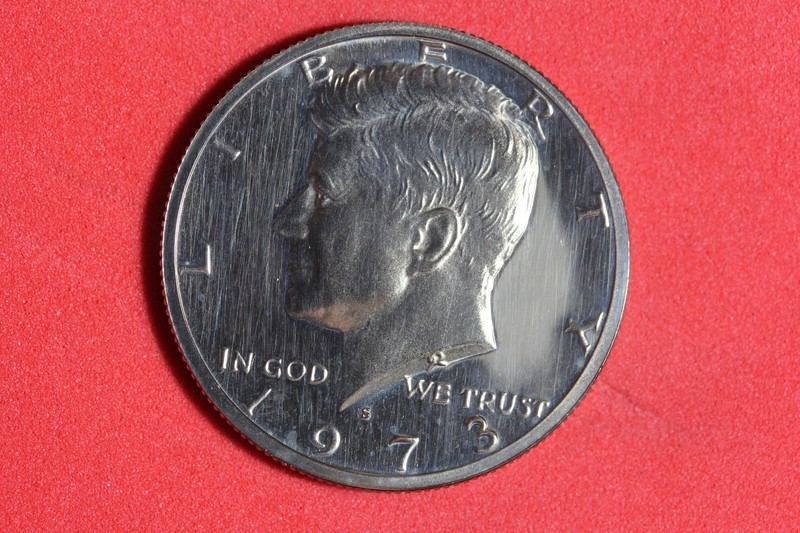 ESTATE FIND 1973 S PROOF CLAD Kennedy Half Dollar! #K50903