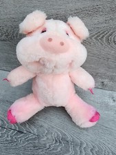Vintage Russ Berrie Pig Plush No 547 Stuffed Animal Pink Piglet Stuffy