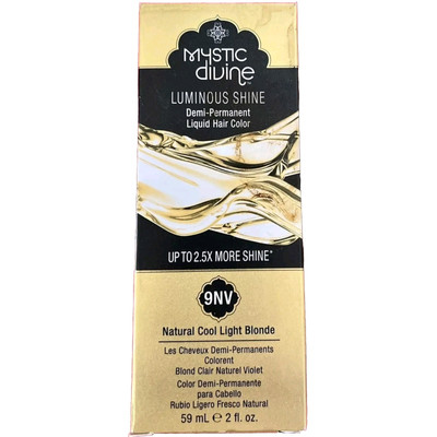 Mystic Divine Luminous Shine Demi-Permanent Hair 9NV Natural Cool Light Blonde  