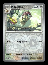 Pidgeotto 163/197 Uncommon Obsidian Flames Pokemon Reverse Holo Near Mint