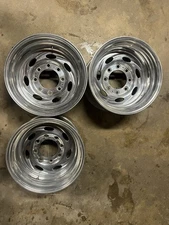 (3) Weld Typhoon Aluminum Racing Wheels Rims 16.5x9.75 8x170 Ford 8 Lug Truck