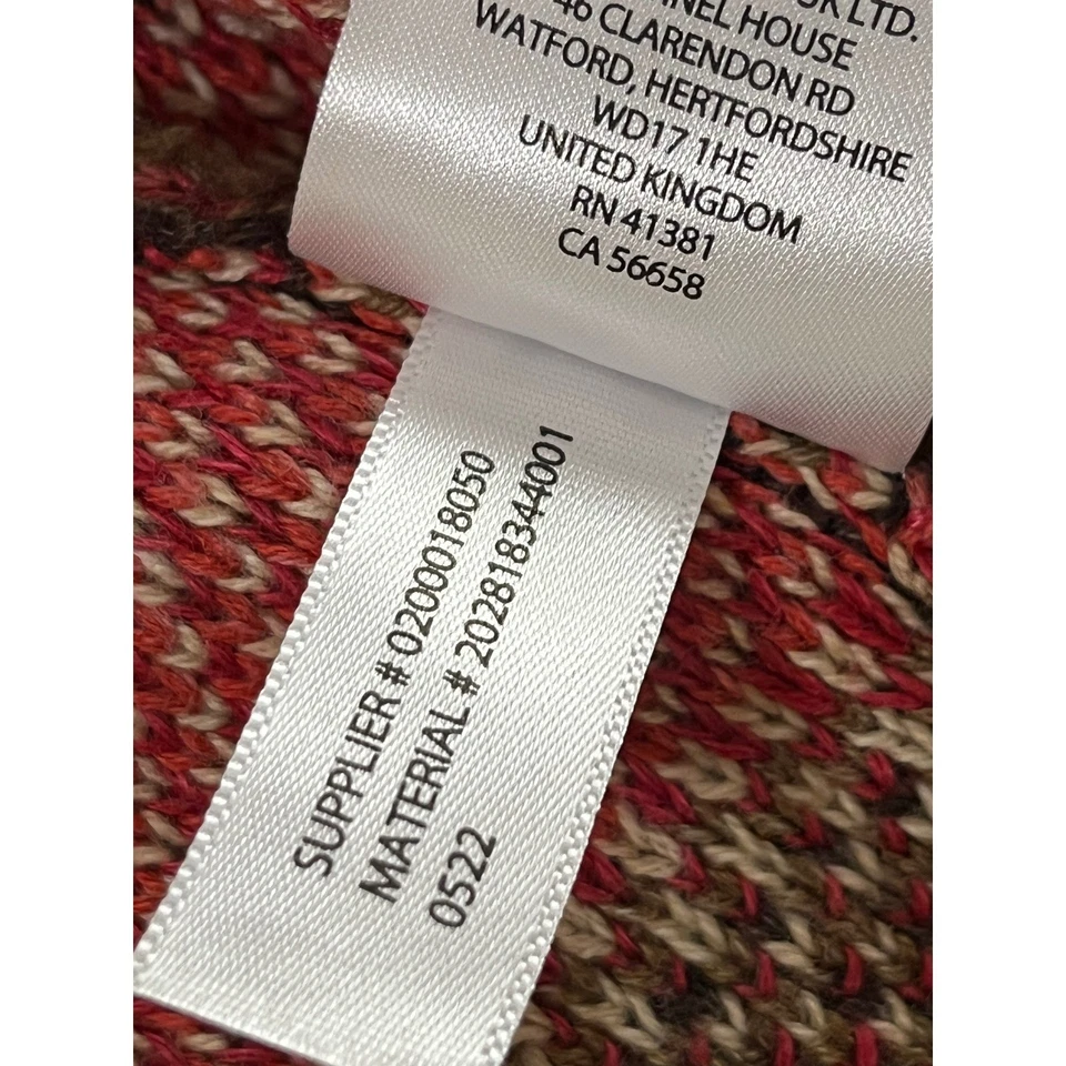 Lauren Ralph Lauren Aztec Southwestern  Belted Cardigan women 1X plus red navajo - Image 4 of 4