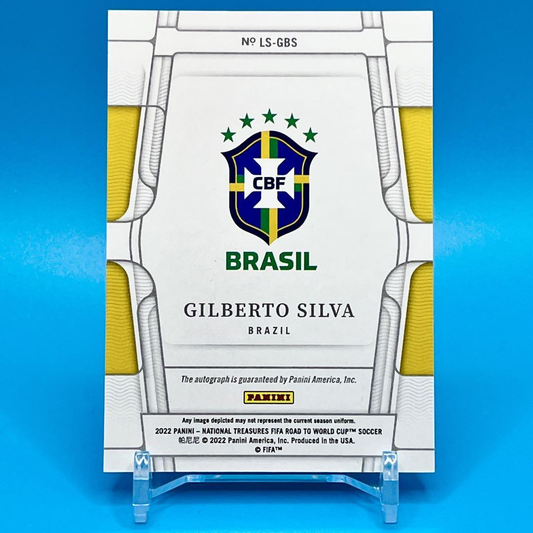 PANINI GILBERTO SILVA Autograph Limited to 49 Worldwide 182004 | eBay