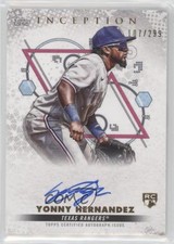 2022 Inception Base Rookie and Emerging Stars 107/299 Yonny Hernandez Auto 0cv