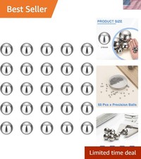 Durable 3/16" Chrome Steel Bearing Balls - 60pcs G25 Precision for Various Uses