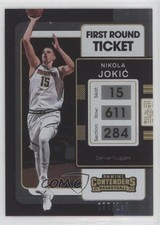 2021-22 Panini Contenders 1st Round Ticket 80/149 Nikola Jokic Jokić #68 00am