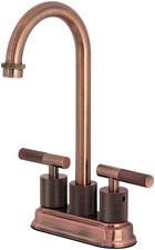 Kingston Brass KB549.KNL Convergent 1.8 GPM Standard Bar Faucet - Copper