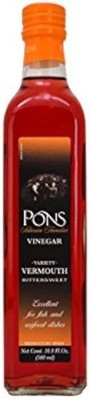 Pons Vermouth Wine Vinegar, Case of Six 16.9 Oz Bottles