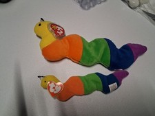 TY Beanie Baby Inch the Inchworm Toy