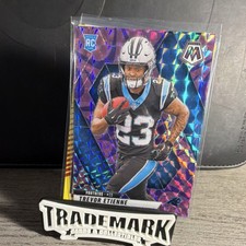Panini Mosaic Trevor Etienne Rookie Prizm #340 Carolina Panthers Football Card