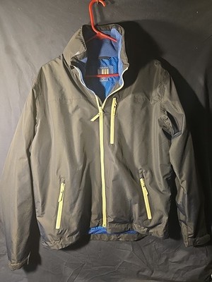  NFL Super Bowl LIII Atlanta Full-Zip Mens Hooded Jacket  Medium Gray Blue 