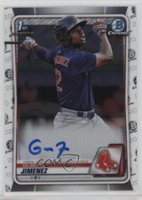 2020 Bowman Chrome Prospect Auto Gilberto Jimenez #CPA-GJ Auto ir3