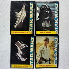 1977 Wonder Bread Star Wars Lot (4 Cards) - Luke + Vader - No Duplicates