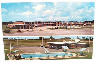 VTG 1970s ASHBURN GA Postcard Advertising the QUALITY INN ASHBURN Exc