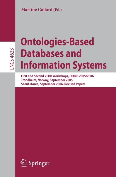 Martine Collard | Ontologies-Based Databases And Information Systems | Buch-image