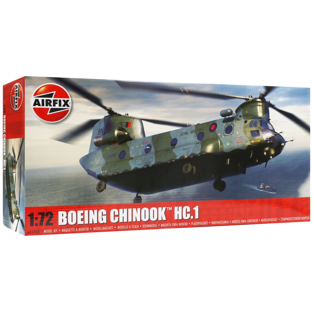 Airfix 1:72 Scale Model Kits Boeing Chinook HC.1 Helicopter Skill Level 3 A06023 - Image 16
