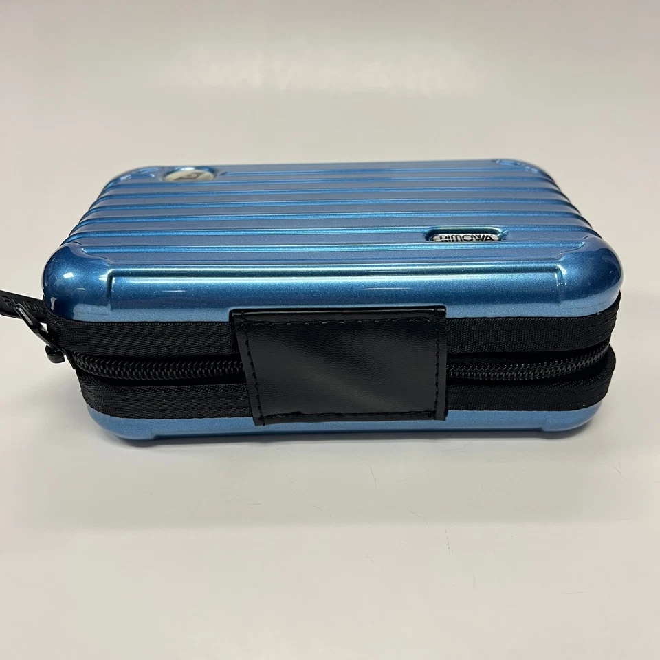 Rimowa EVA Air First Class Amenity Kit Hard Case Metallic Blue - Image 3 of 4