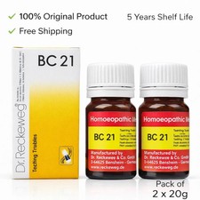 Dr Reckeweg BC 21 Tablets 20g Homeopathic General Wellness Support 2 Pack