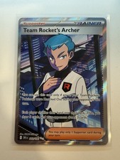 Pokémon TCG-Team Rockets Archer 223/182 Full Art Ultra Rare Destined Rivals NM/M