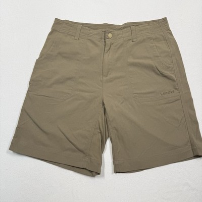 Marmot Shorts Mens 34x9.5 Cargo Khaki Shorts Canvas Gorpcore Normcore Granola