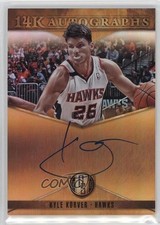 2014-15 Panini Gold Standard 14K Auto 5/75 Kyle Korver #2 Auto 0c6