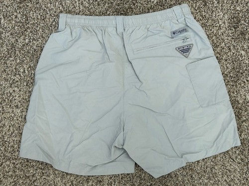 NEW Columbia PFG Backcast 6” Omni-Shade Gray Drawstring Swim Shorts SMALL (D26) - Picture 4 of 4