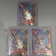 1996-97 Fleer Metal Allen Iverson Fresh Foundations, #236 (RC) Rookie Card. rookie card picture