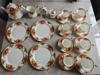 26tlg Set Royal Albert Old Country Roses Made in England Service Original Serie