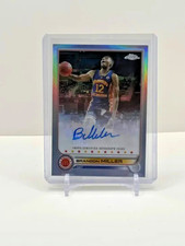 2022 Topps Chrome Brandon Miller McDonald's All-American Refractor Auto-CA-BM