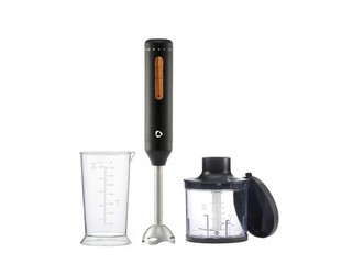 SILVERCREST Stabmixer Pürierstab Handmixer Holzdesign schwarz SSSH 600 C1 B Ware