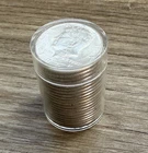 1964 Kennedy Half Dollars Roll of 20, 90% Silver, Uncirculated BU, in Tube