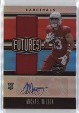 2023 Panini Legacy Futures Silver /249 Michael Wilson Dual Patch Auto 16wc