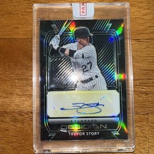 2021 Panini Chronicles Obsidian Trevor Story Gold/Yellow Auto /10 #O-TS