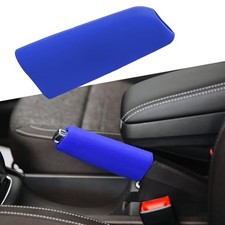 Car Handbrake Cover Gear Shift Knob Cover, Auto Comfortable Grip Handbrake Blue