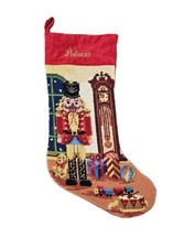Lillian Vernon Personalized Heirloom Christmas Stocking Needlepoint Nutcracker
