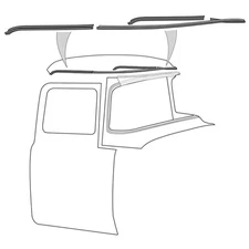 Roof Drip Rail Set F-100/ F-250/ F-350 1956