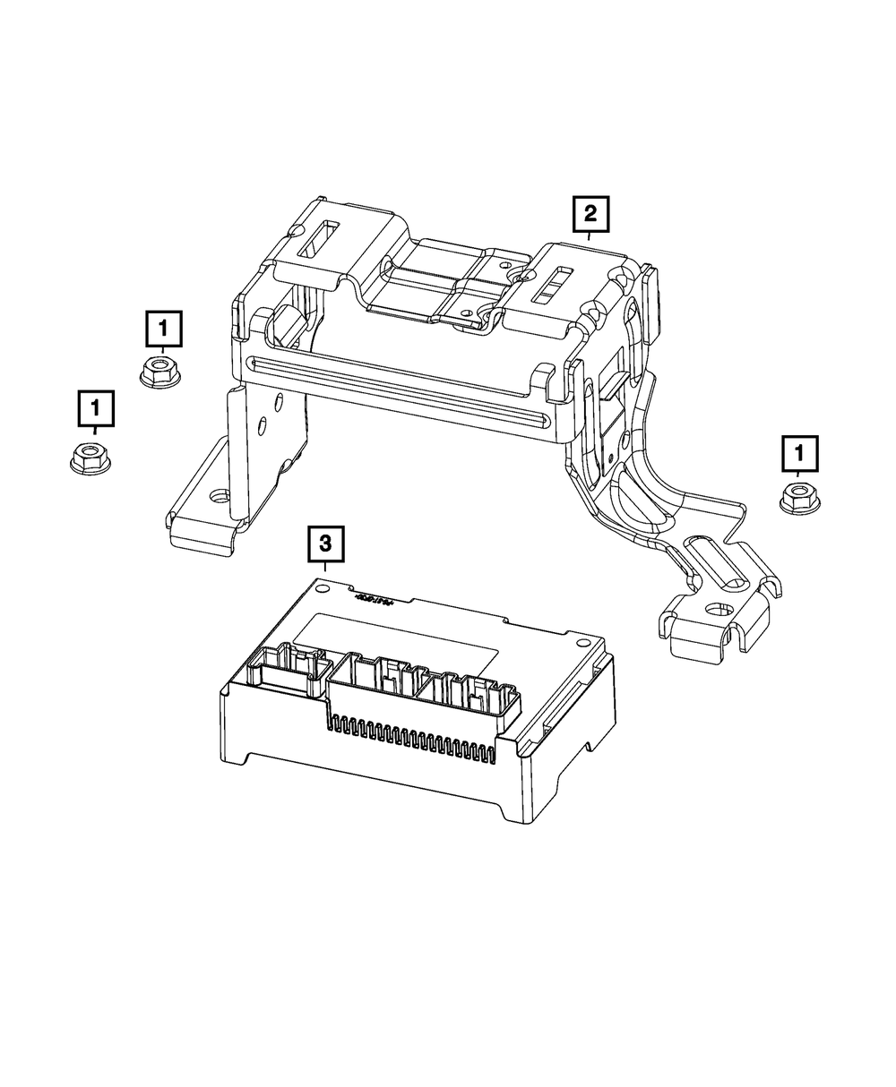 Genuine Mopar Transfer Case Control Module 68547689AB