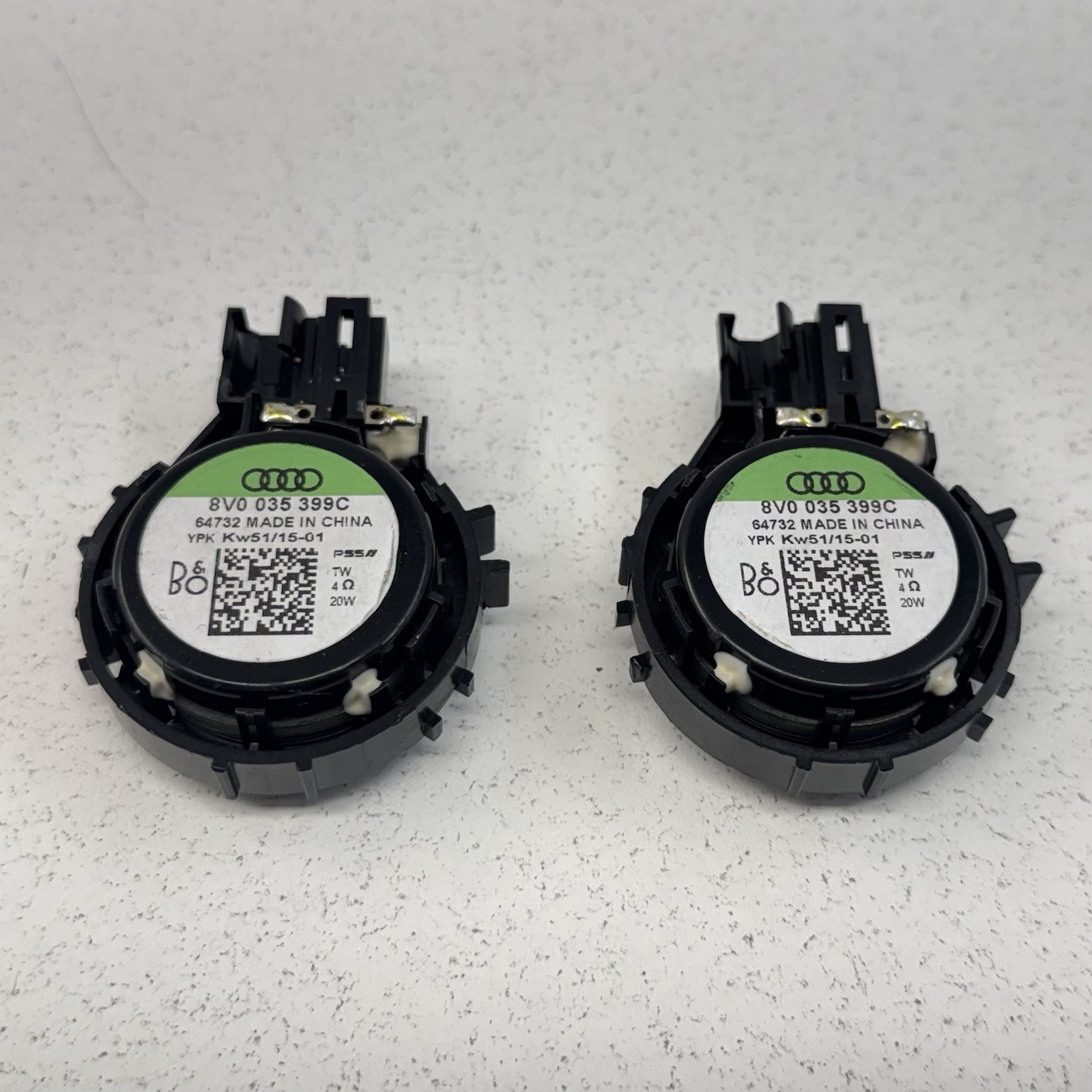 17-23 Audi R8 Bang & Olufsen Sound System Speaker Tweeter Subwoofer Set OEM