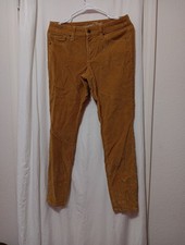 Universal Thread Brown Corduroy Pants Womens Size 6/28 Skinny Stretchy