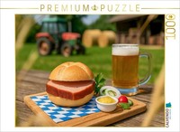 Puzzle Calvendo MâChe De Foie Avec BièRe Et Moutarde Sur Une Table Bavaroise En