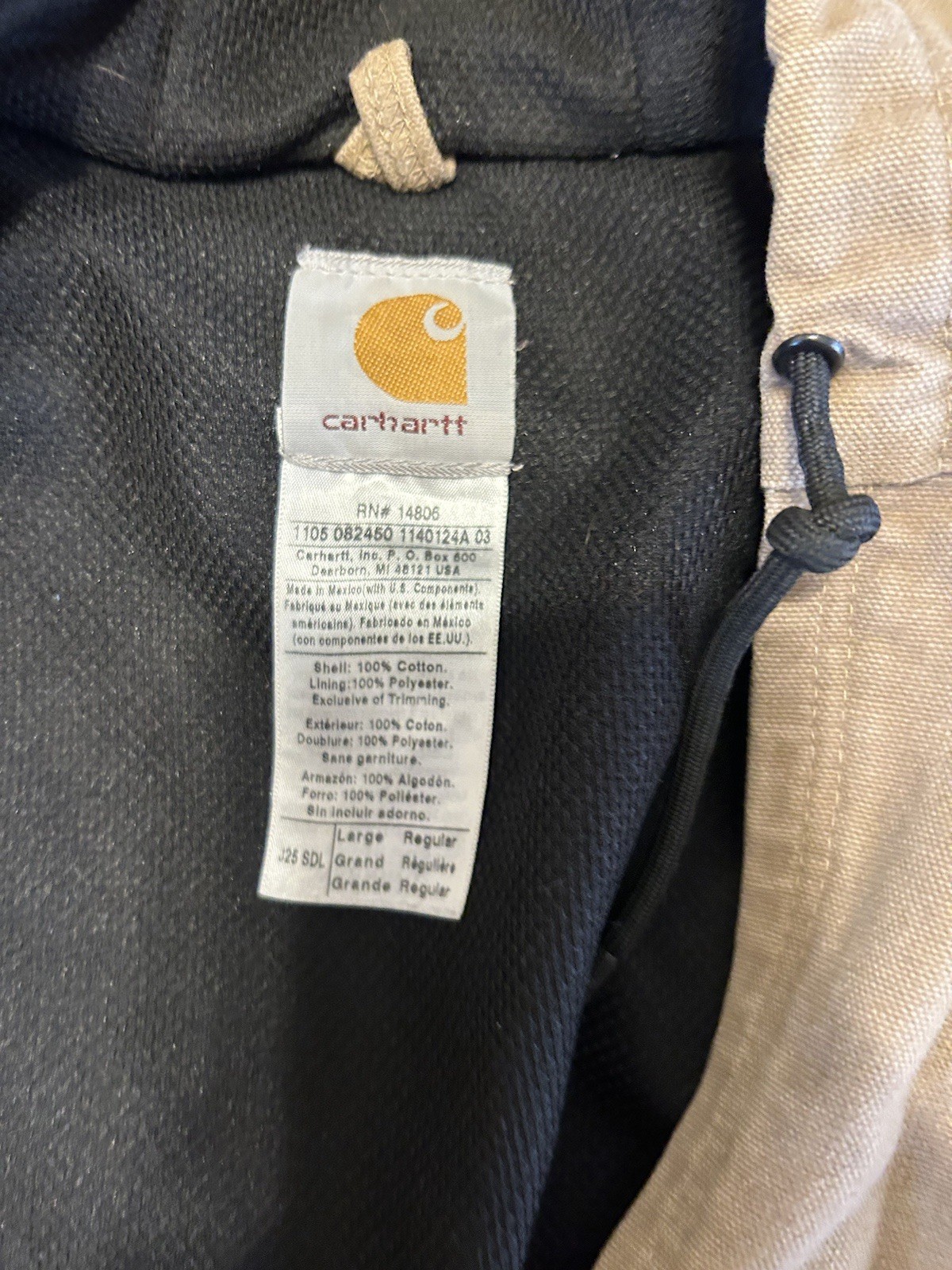 Carharrt Large Jacket Light Brown - image 5