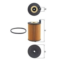 ÖLfilter Mahle OX 1266D FüR Audi A6 C8 Avant A7 Sportback A4 B9 A5
