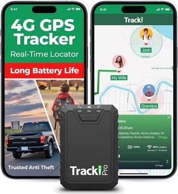 Tracki Pro GPS Tracker for vehicles 180 days battery magnet 4G Tracking Device