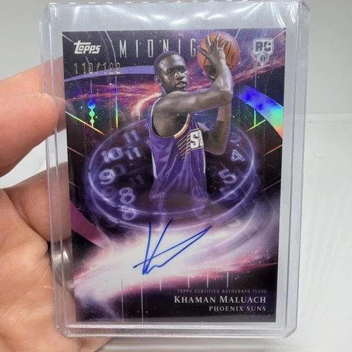 Topps 2025-26 Midnight Khaman Maluach Twilight Rookie Auto #SMR-KM /199 Suns