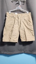 Vintage 2008 Carhartt WB190 GKH Women's Size 8 Khaki Canvas Carpenter Shorts